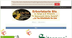 Desktop Screenshot of erboristeriabio.com