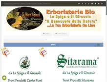 Tablet Screenshot of erboristeriabio.com